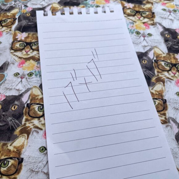 Cat-Themed Pillow Cover With Fun Cat Faces Print & Floral Accents 18" x 18" Doub - Picture 9 of 9